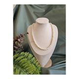 İNCİORA JEWELRY GERÇEK TATLI SU İNCİ 925 ayar GÜMÜŞ KOLYE ortalama 7 mm Beyaz 50 cm incikolye7mm