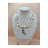 İnciora Jewelry Thalassa İnci Kolye, Gerçek Doğal Barok İnci Kolye