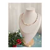 İNCİORA JEWELRY ZÜMRÜT YAKUT GERÇEK ARPA İNCİ KOLYE zümrütyakutkolye
