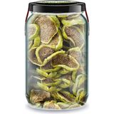 Incir Cips Beyaz Incir Cipsi Bi Kavanoz 660 Cc. Cam Kavanozda Katkısız Beyaz Incir Kurusu Fig Chips - 1 Adet