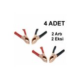 İnciroto Akü Maşası Lüx 4 Adet 2 Takım Mini Akü Takviye Maşa 2 Artı 2 Eksi