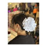 incix accessories Kadın Büyük Boy Çiçek Form Mandal Toka