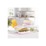 İndecor Asorti Kapaklı Ekler Şekilli Sandviç Saklama Kabı /cn445.9