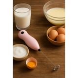 İndecor Houseware Yüksek Devirli Yumurta Karıştırıcı Süt Köpürtücü El Mikseri Pilli Çırpıcı