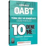 İndeks Akademi 2025 Öabt Meb-Ags Türk Dili Ve Edebiyatı Öğretmenliği 10 Denemex Çözümlü İndeks Akademi Yayıncılık
