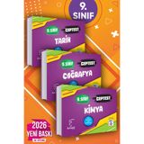 İndeks Akademi 2026 Karekök Yayınları 9.Sınıf Cep Test 3lü Set Tarih Coğrafya Kimya Cep Boy (Mini) Soru Bankası
