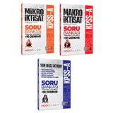 İndeks Akademi 2026 KPSS A Grubu Mikro + Makro + İktisat Son Beşli Soru Bankası 3 lü Set İndeks Akad