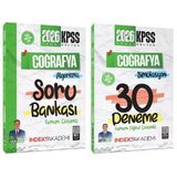 İndeks Akademi 2026 Kpss Coğrafya Soru Bankası + 30 Deneme 2 Li Set - Alican Demir İndeks Akademi Yayıncılık