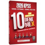 İndeks Akademi 2026 KPSS Genel Yetenek Genel Kültür 10 DenemeX Çözümlü İndeks Akademi Yayıncılık Aydın Yüce, Alican Demir, Emrah Vahap Özkaraca, Berk Ekici, Metin Şimşek