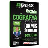 İndeks Akademi 2026 KPSS MEB-AGS Coğrafya ÖSYM nin İndeksi Çıkmış Sorular Son 15 Yıl Konu Konu Çözüm