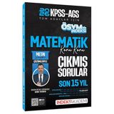 İndeks Akademi 2026 Kpss Meb-Ags Matematik Ösym Nin İndeksi Çıkmış Sorular Son 15 Yıl Konu Konu Çözümlü - Metin Şimşek İndeks Akademi Yayıncılık