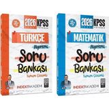 İndeks Akademi 2026 KPSS Türkçe + Matematik Algoritma Soru Bankası 2 li Set