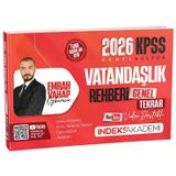 İndeks Akademi 2026 KPSS Vatandaşlık Rehberi Video Destekli Genel Tekrar - Emrah Vahap Özkaraca