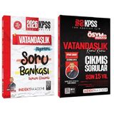 İndeks Akademi 2026 KPSS Vatandaşlık Soru Bankası + Çıkmış Sorular 2 li Set - Emrah Vahap