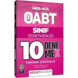 İndeks Akademi ÖABT MEB-AGS Sınıf Öğretmenliği 10 DenemeX Çözümlü