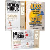 İndeks Akademi Yayıncılık 2026 Kpss A Grubu Medeni Hukuk Video Ders Notları-Tamamı Çözümlü Soru Bankası