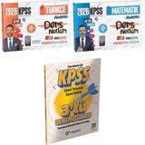 İndeks Akademi Yayıncılık 2026 Kpss Türkçe Matematik Akademisi Ders Notları - 3 Deneme