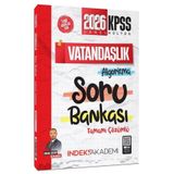 İndeks Akademi Yayıncılık 2026 KPSS Vatandaşlık Algoritma Soru Bankası Çözümlü - Emrah Vahap Özkaraca İndeks Akademi