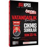 İndeks Akademi Yayıncılık 2026 Kpss Vatandaşlık Ösym Indeksi Çıkmış Sorular Son 15 Yıl Konu Konu Çözümlü