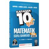 İndeks Akademi Yayıncılık İndeks Akademi 2026 KPSS MEB-AGS ALES DGS Matematik Kafadan 10 Net Soru Bankası Çözümlü - Metin Şimş