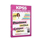 İndeks Akademi Yayıncılık Kpss Planlama ve Etkili Çalışma Defteri