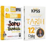 İndeks + Dijika 2026 Kpss Tarih Soru Bankası + 12 Deneme 2 Li Set - Aydın Yüce, Kemal Karakaya İndeks Akademi + Dijika Yayıncılık