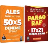 İndeks + Evp Akademi 2025 Ales Sözel Yetenek + Paragraf 5+21 Deneme 2 Li Set - Berk Ekici İndeks + Evp Akademi Yayıncılık