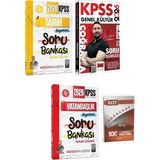 İndeks + Yargı 2026 Kpss Tarih + Coğrafya + Vatandaşlık Soru Bankası 3 Lü Set İndeks Akademi + Yargı Yayıncılık