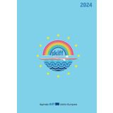 Independently published AGENDA SKIFF UNIÓN EUROPEA 2024, Conoce el origen y la cronología de la Unión Europea mientras organizas y planificas tu tiempo.: Multilingüe y ... A4. 21,5x29,6 cm / 8,5 x 11,69 inch.