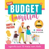 Independently published Budget familial: agenda mensuel 12 mois non daté ultra simple pour gérer son budget | suivi annuel, gestion des revenus et dépenses du foyer | avec ... courses à découper | inclus 10 défis épargne