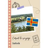 Independently published Carnet de voyage à remplir - Saltvik: Un journal de voyage amusant pour les couples, hommes et femmes avec un organisateur et planificateur à remplir pour recorder tes vacances en finlande.