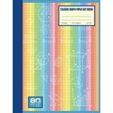 Independently published Colored Graph Paper Notebook |Quad ruled 4x4: ADHD Math Workbook for Middle and High School |80 Tinted Pages, 8.5 x 11 Inches.