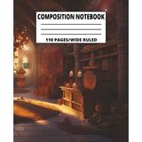 Independently published Composition Notebook Wide Ruled: Castle Study Workbook for Kids and Teens for Elementary, Middle, High School Students or Teachers 7.5 x 9.25 110 pages
