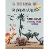 Independently published DINOSAUR COLORING BOOK FOR KIDS AGES 4-8: Single sided pages, 90 unique designs, 8.5x11 inches. Great gift for boys and girls
