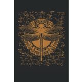 Independently published Egypt Dragonfly Hieroglyphs Vintage Eye Anubis Fossils Archeology: NOTEBOOK - Funny Archaeologists Dragonflies Gift, Vintage Retro Gift Idea - A5 ... Note, Sketch, Planner, Birthday, Vintage