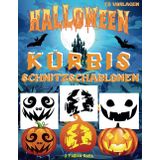 Independently published Kürbis Schnitzschablonen: 70 Lustige und Gruselige Halloween-Schablonen zum Schnitzen, Dekorieren und Bemalen von Kürbissen. Schablonen für die ... | Halloween Basteln Erwachsene und Kinder |