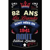 Independently published Les légendes sont nées en Août 1941: Cahier de notes - Journal | 82 anniversaire Cadeau pour hommes femmes filles garçons Anniversaire 1941 personnalisé (French Edition)