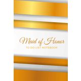 Independently published Maid of Honor To Do List Notebook: Hardcover/Gold Bars on Ivory White - Classic Modern Theme/Checklist/Wedding Gift For Maid of Honor from Bride/Cute Card Alternative