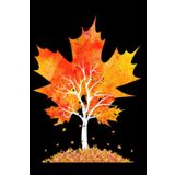 Independently published Maple Leaf Autumn Tree Red Yellow Orange Fall Leaves Season: Pumpkin Decor Autumn Foliage Fall Leaves | Dot Grid Journal, Notebook or Organizer | ... book, Scheduler, Task Checklist | 6x9 Inches