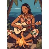 Independently published My Ukulele Songbook (Tabs) : Hawaii: 50 blank Tab Sheets + Chord Table + Tunings + Notes