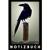 Independently published Mystisch Nacht blau Rabe Vogel - Notizbuch: Notizbuch / Notebook / 6x9 Zoll / 120 ausfüllbare Seiten / Punkteraste