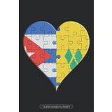 Independently published Planner: Cuban Saint Vincentian Flag United Heart Jigsaw Puzzle Flags Of Cuba St Vincent And The Grenadines