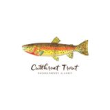 Independently published Retro Cutthroat Trout Vintage Fly Fishing: Daily Planner Notepads - To Do List with Priorities, Notes, Meals and Water Intake Tracker, 100 Pages