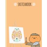 Independently published Sketchbook: Large Sketchbook, Festive Blank Journal, 8.5x11, 110 pages, Blank Pages for Girls and Boys for Drawing, Doodling, Sketching, Holiday ... Easter Bunny Themed Blank Sketchbook for Kids