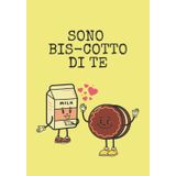 Independently published Sono bis-cotto di te - Quaderno romantico da regalare | idea regalo San Valentino, anniversario, compleanno...: Taccuino a righe senza margine - B5 - ... flessibile - 100 pagine (Italian Edition)