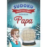 Independently published Sudoku Adventskalender für Papa: Weihnachtlicher Advents Kalender mit Rätsel Sudokus für jeden Adventstag drei große Sudoku Puzzle mit drei ... & Rätselheft inkl. Lösunge (German Edition)
