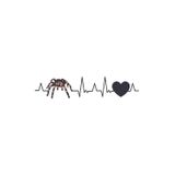Independently published Tarantula Notebook: Tarantula Heartbeat Spider Terrarium / 6x9 inches / 120 graph sites