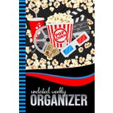 Independently published Undated Weekly Organizer: 6x9 Personal Scheduler/With Checklist - To Do List - Note Section - Habit - Water Tracker/Organizing Gift/Popcorn Movie Night - Film Cinema Theater Theme Cover