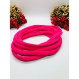 İnderin Bebek ve Çocuk Elastik Saç Bandı Bandana ( 6 Adet ) - Pembe