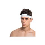 İnderin Erkek Spor Saç Bandı Sporcu Kafa Bandı Headband Tenis Gym Ter Bantı Spor Fitness Saç Bantları Beyaz - Standart
